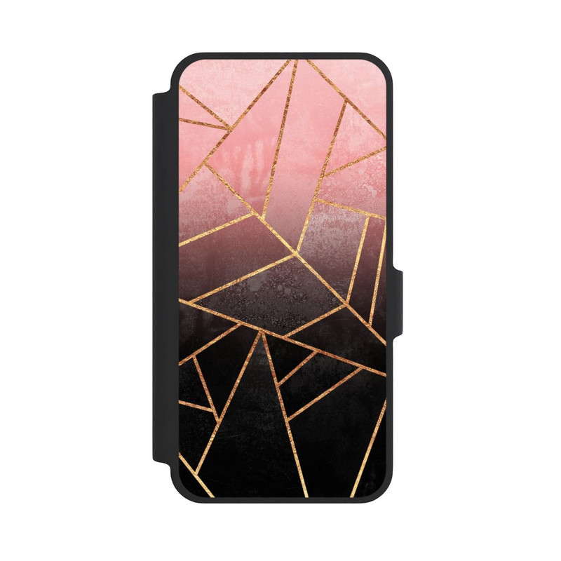 Galaxy A37 5G NIVOflip Imprimé Pierre Or Rose Et Noir