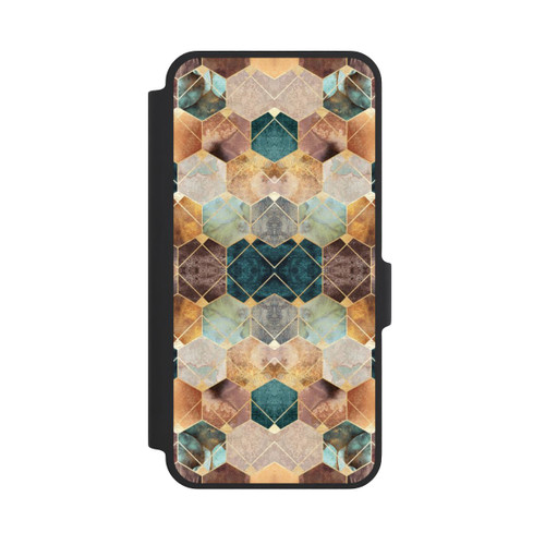 Samsung Galaxy A37 5G NIVOflip Hexagones et diamants naturels