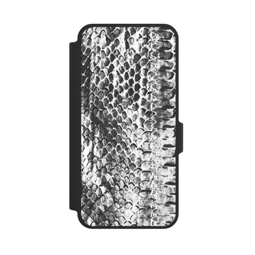 Samsung Galaxy A37 5G NIVOflip Schlangenmuster in Holzkohle
