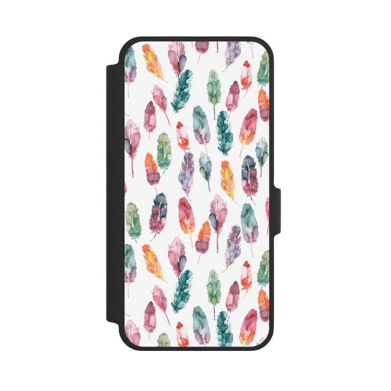 Galaxy A37 5G NIVOflip Aquarellfedern Boho