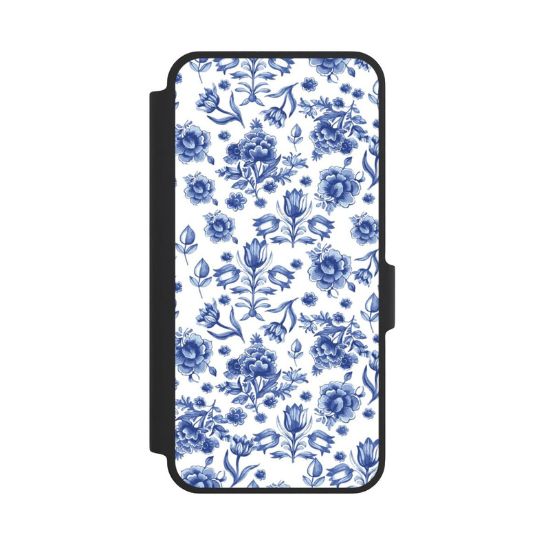 Galaxy A37 5G NIVOflip Blue Flower Pattern - Delft (NL)