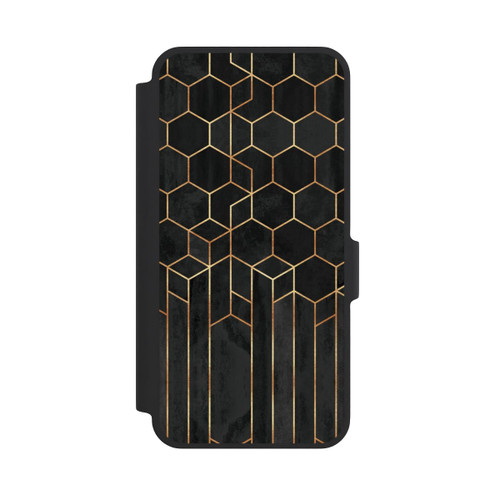 Samsung Galaxy A37 5G NIVOflip Hexagones noirs