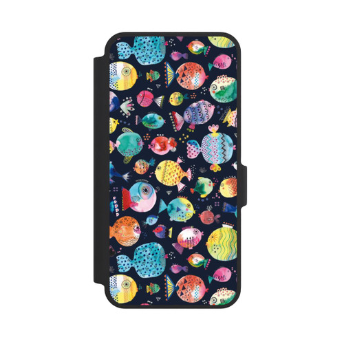 Samsung Galaxy A37 5G NIVOflip Beach Puffer Fishes Kids Navy