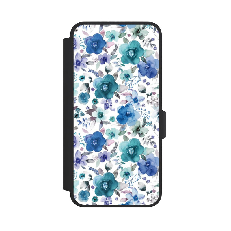 Galaxy A37 5G NIVOflip Bouquets de fleurs d'hiver bleu
