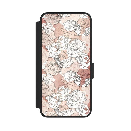 Samsung Galaxy A37 5G NIVOflip Blühende Rosen Line Art