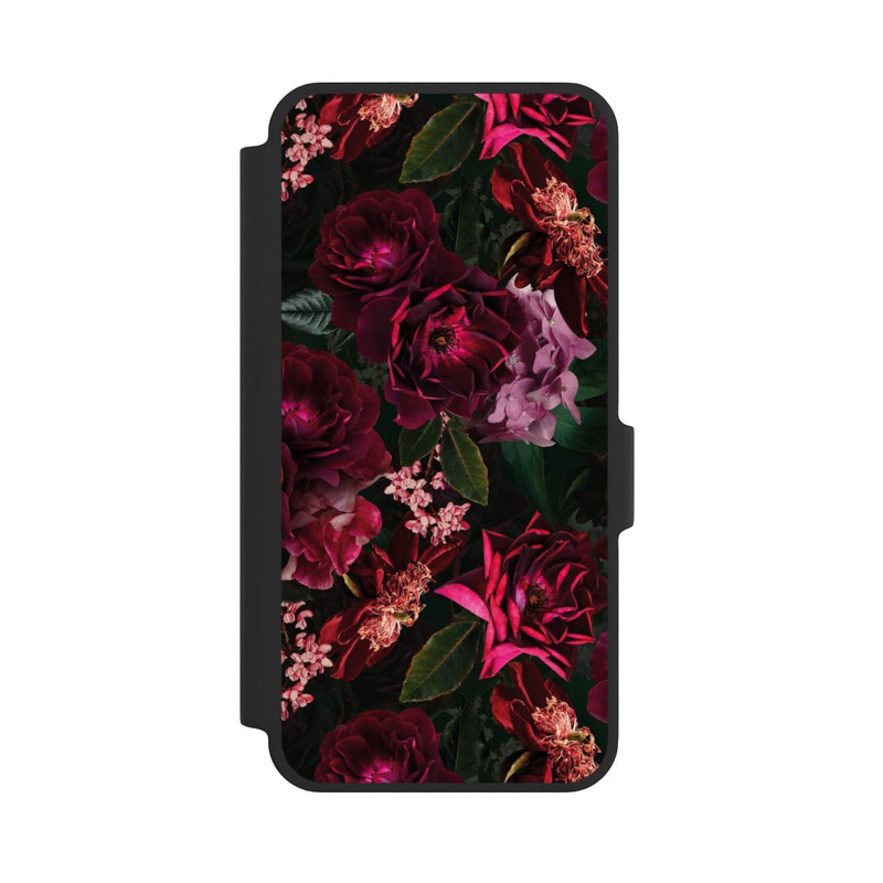 Galaxy A37 5G NIVOflip Fleurs rouge foncé et roses