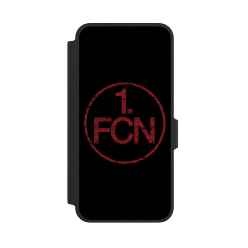 Samsung Galaxy A37 5G NIVOflip FCN Logo Rot Hintergrund Schwarz