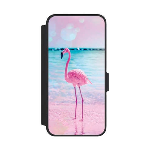 Samsung Galaxy A37 5G NIVOflip Pink Flamingo on the beach