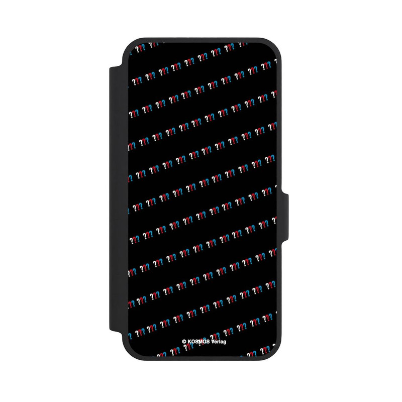 Galaxy A37 5G NIVOflip Drei Fragezeichen Muster Schräg