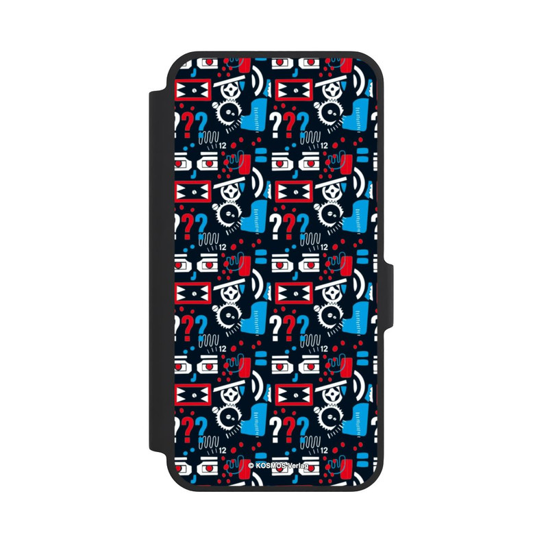 Galaxy A37 5G NIVOflip Drei Fragezeichen Wildes Muster