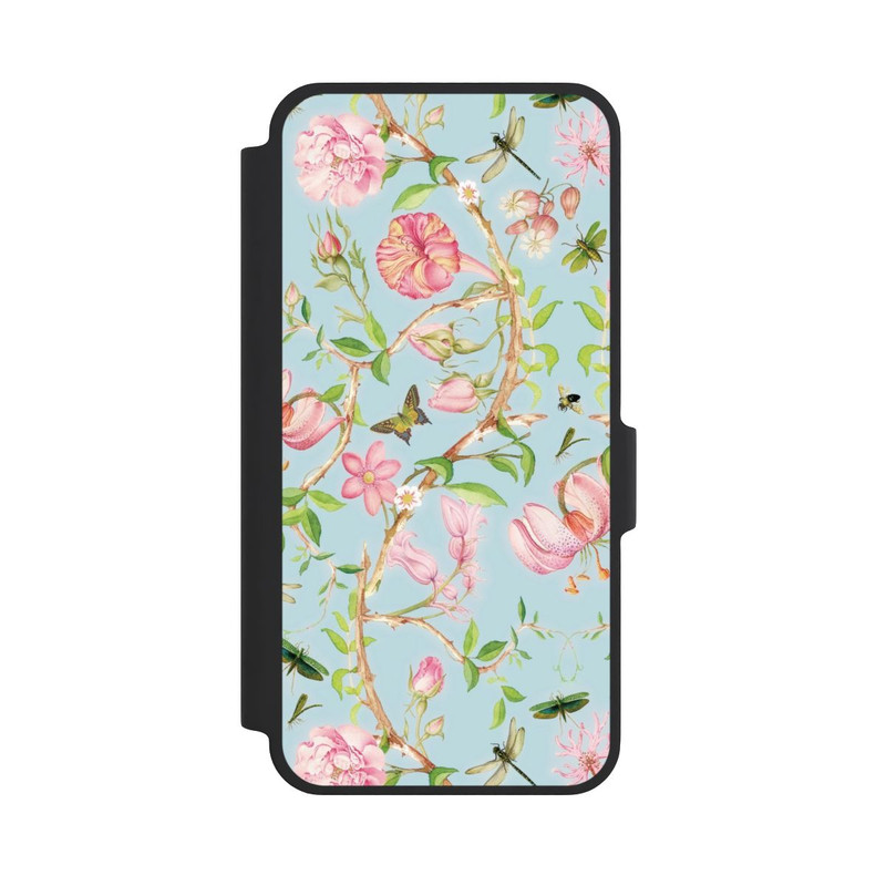 Galaxy A37 5G NIVOflip Vintage botanische Blumen in blau