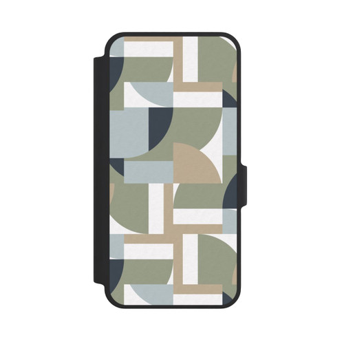 Samsung Galaxy A37 5G NIVOflip Futuristische Bauhaus Polygone Beige