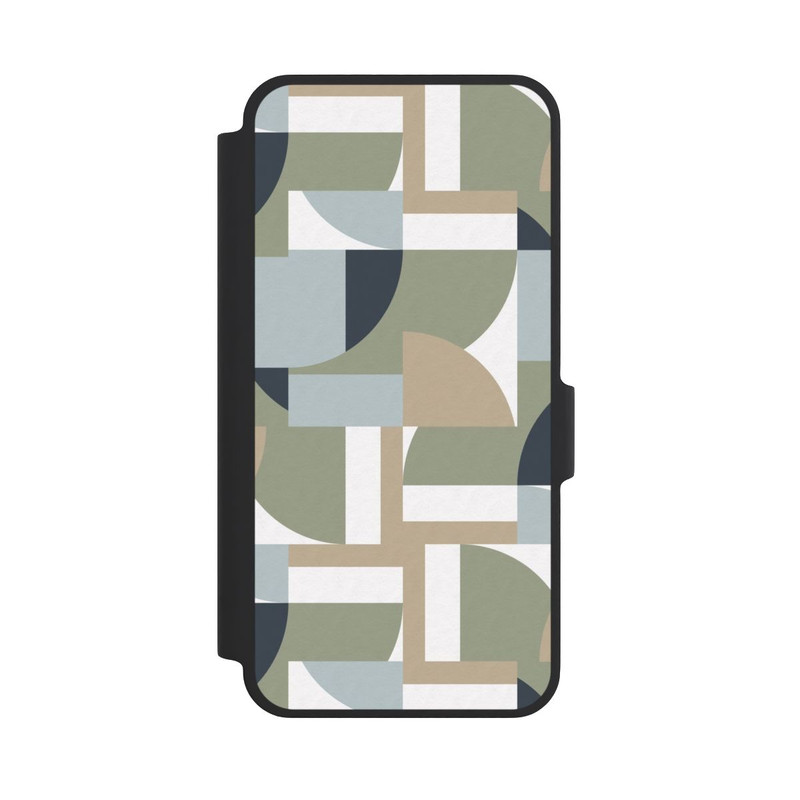 Galaxy A37 5G NIVOflip Polygones futuristes du Bauhaus Beige