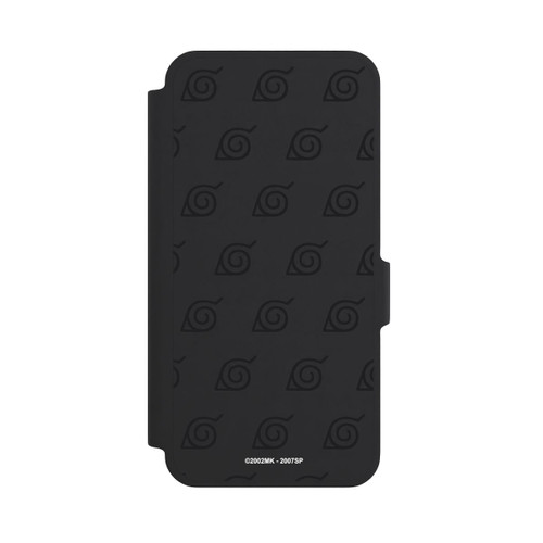 Samsung Galaxy A37 5G NIVOflip Schwarzes Konoha-Muster Transparent