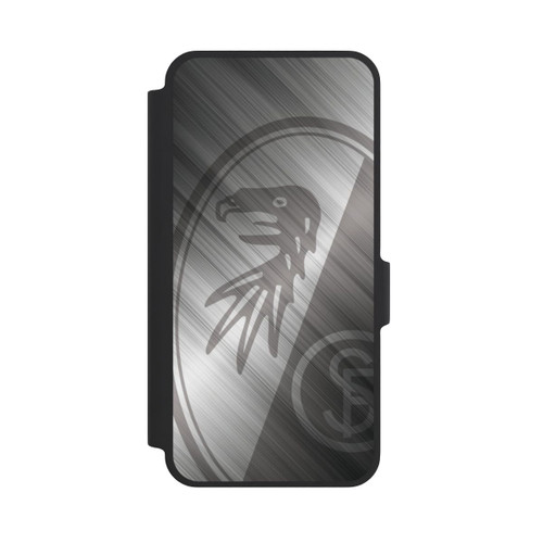 Samsung Galaxy A37 5G NIVOflip SC Freiburg Glänzendes Metall Hintergrund
