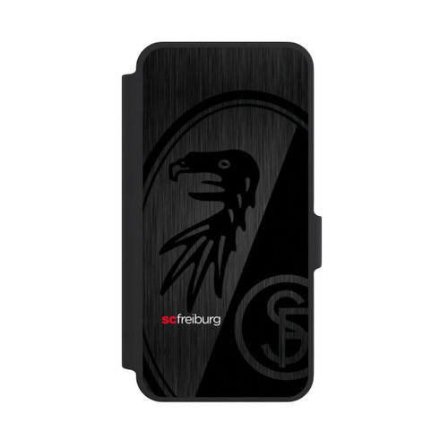 Samsung Galaxy A37 5G NIVOflip  Kratzen Metall Hintergrund mit dem Schriftzug  Vertikal SC Freiburg