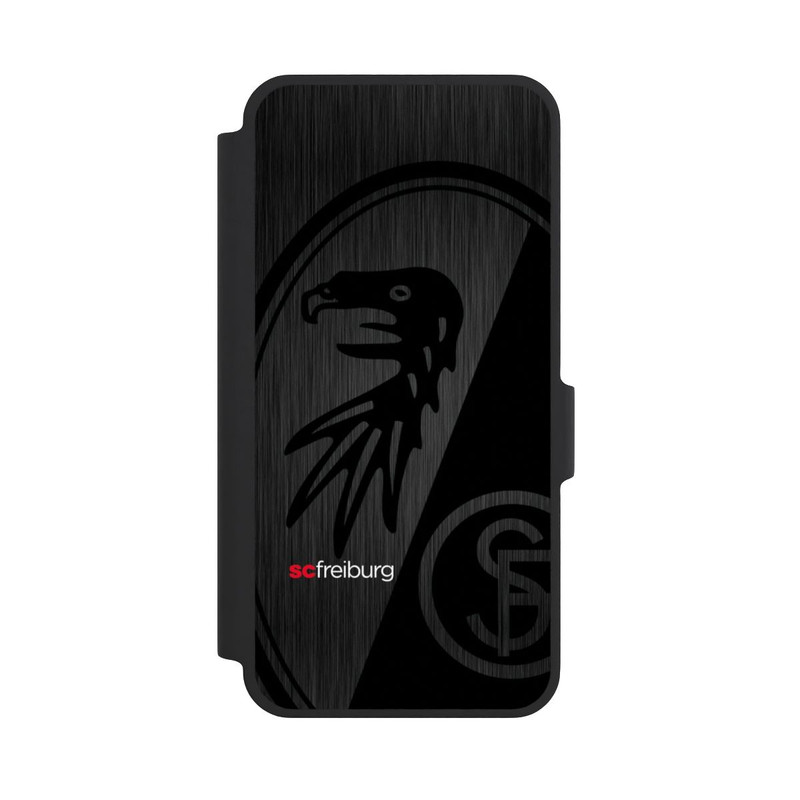 Galaxy A37 5G NIVOflip  Kratzen Metall Hintergrund mit dem Schriftzug  Vertikal SC Freiburg