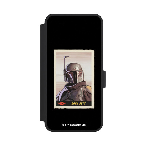 Samsung Galaxy A37 5G NIVOflip Boba Fett Badges Schwarzer Hintergrund