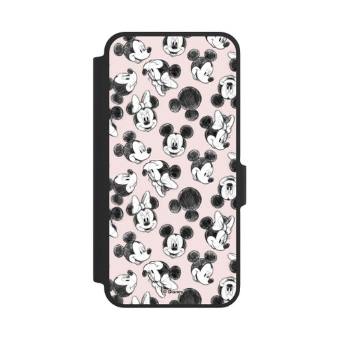 Samsung Galaxy A37 5G NIVOflip Minnie &amp; Mickey Viele Gesichter Pink