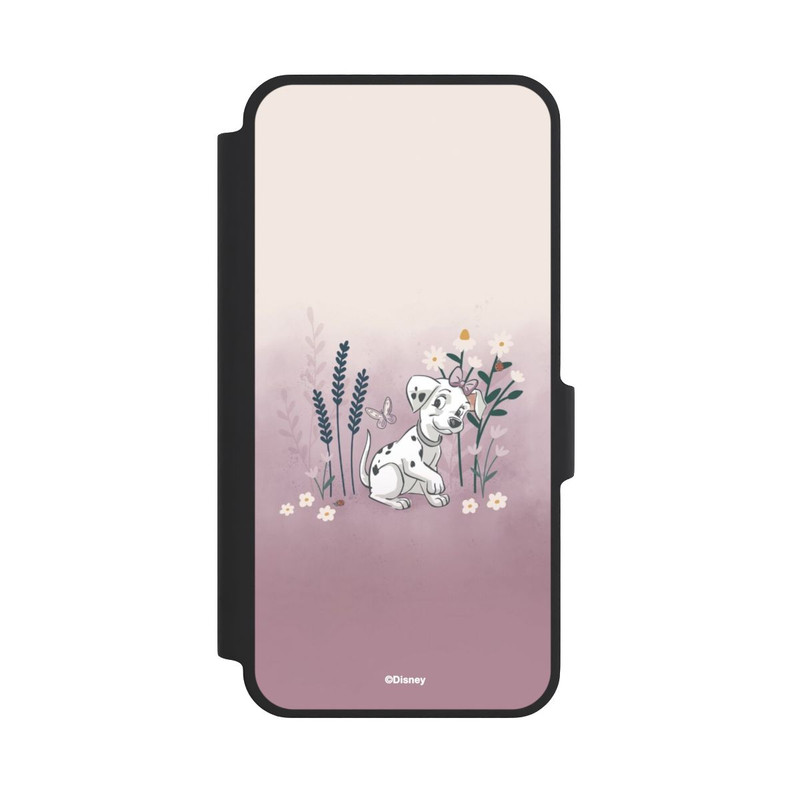 Galaxy A37 5G NIVOflip Les 101 Dalmatiens avec des fleurs