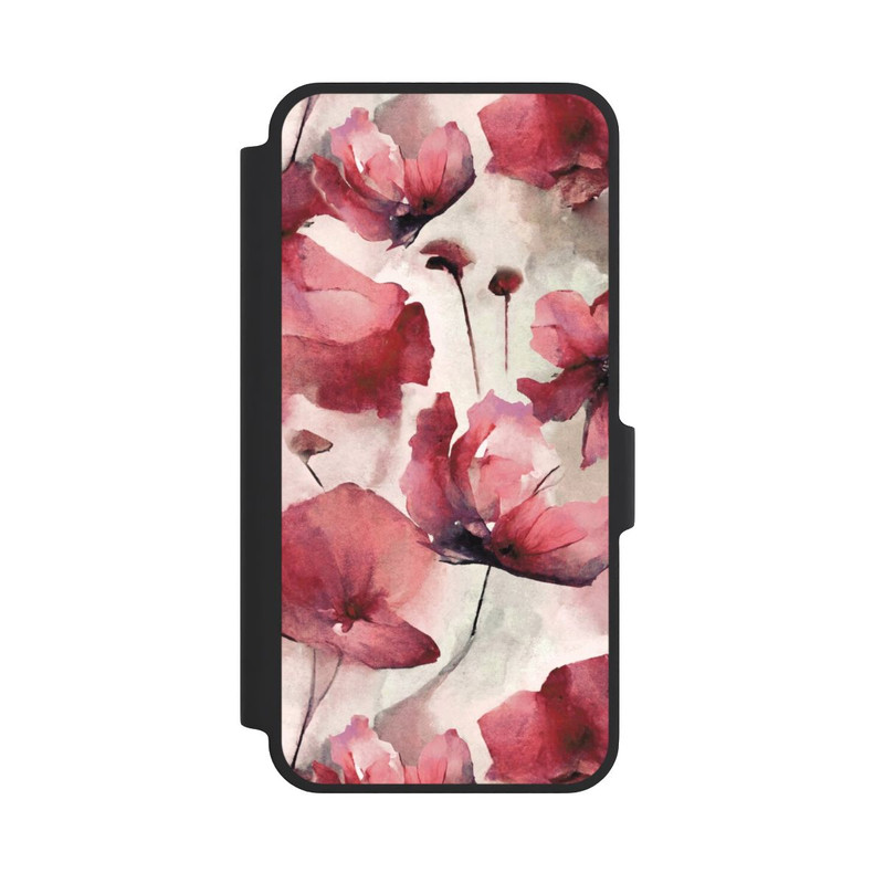 Galaxy A37 5G NIVOflip Wilde Mohnblumen Aquarell mit KI