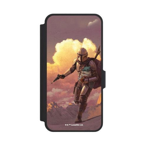 Samsung Galaxy A37 5G NIVOflip Der Mandalorianer und Grogu Sonnenguntergang Wolken