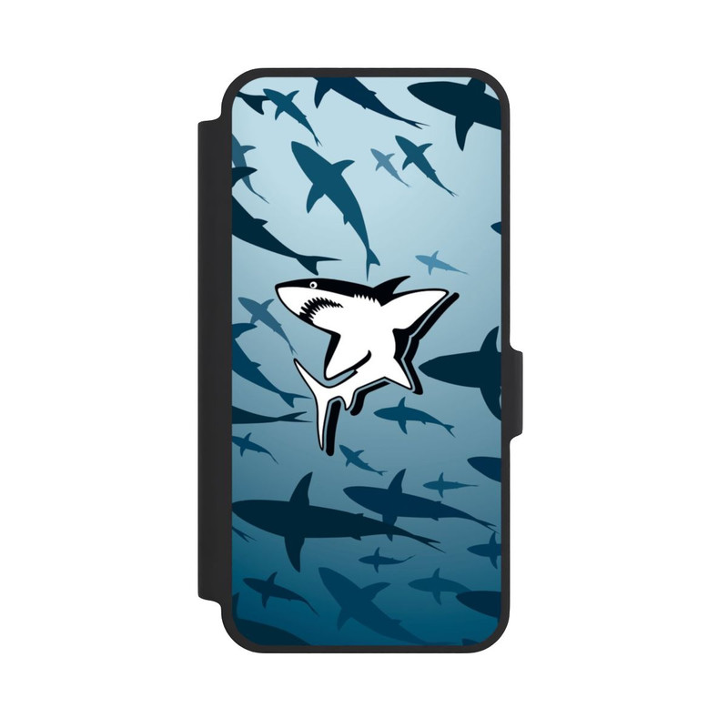 Galaxy A37 5G NIVOflip Haie Muster Blau