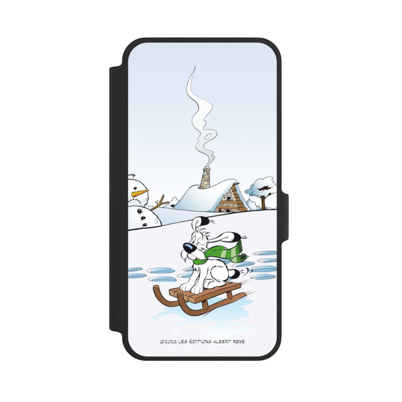Galaxy A37 5G NIVOflip Idefix rides a sleigh