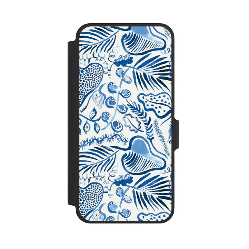 Galaxy A37 5G NIVOflip Tropical Forest Leaves Blue