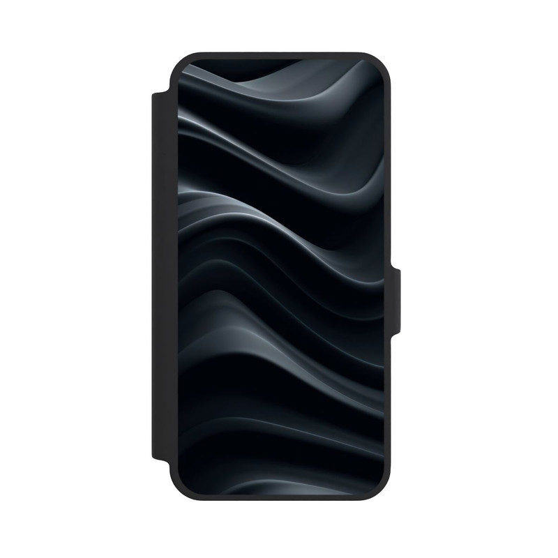 Galaxy A37 5G NIVOflip Black Waves Texture