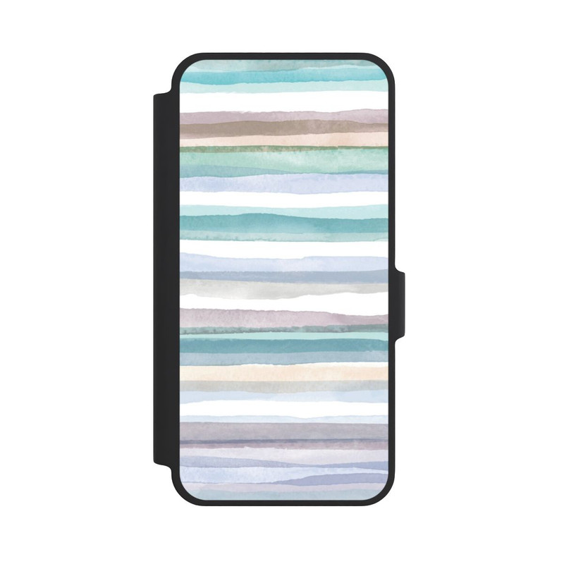 Galaxy A37 5G NIVOflip Pastellfarbene Streifen Blau