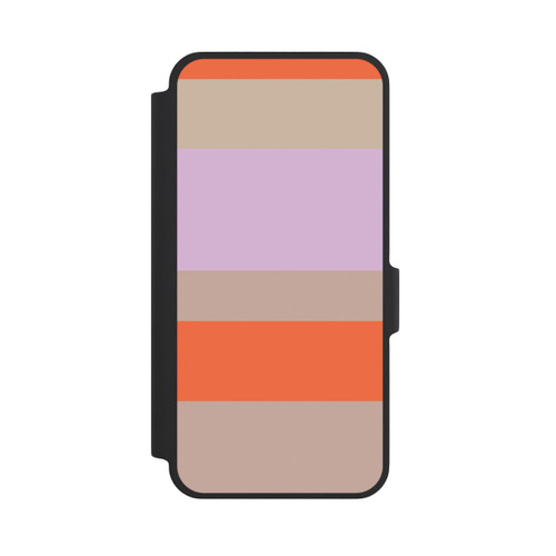 Samsung Galaxy A37 5G NIVOflip Moca Lila Orange Stripes
