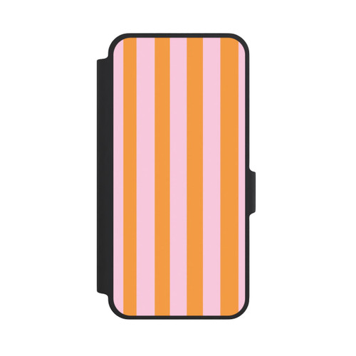 Samsung Galaxy A37 5G NIVOflip Orange Rosa Streifen