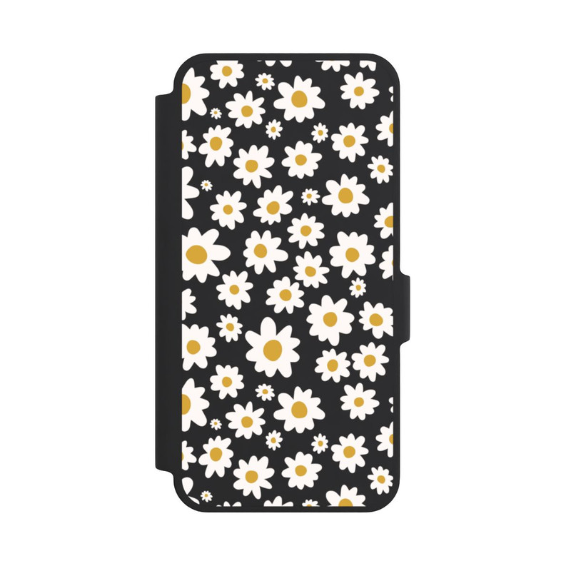 Galaxy A37 5G NIVOflip Daisy Flower Seamless Pattern Transparent