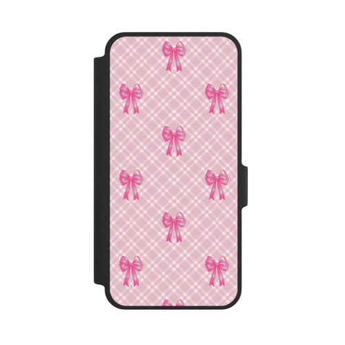 Samsung Galaxy A37 5G NIVOflip Pink Bows and Plaid Pattern