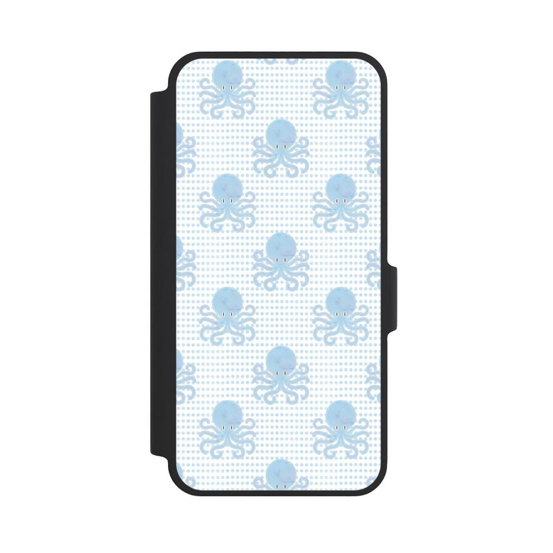 Galaxy A37 5G NIVOflip Blue Watercolor Octopus