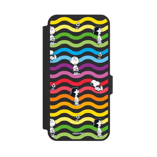 Samsung Galaxy A37 5G NIVOflip Snoopy Pattern Rainbow Transparent