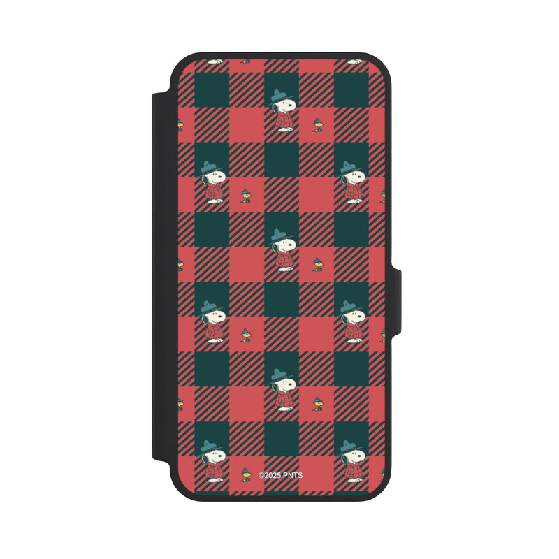 Galaxy A37 5G NIVOflip Peanuts Red Tartan Pattern