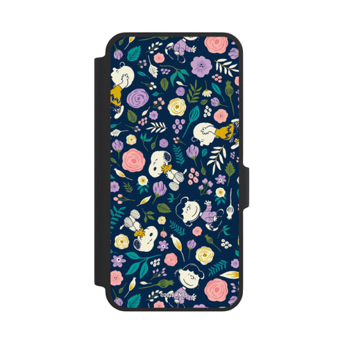 Samsung Galaxy A37 5G NIVOflip Peanuts Dark Flower Pattern
