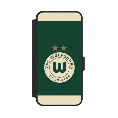 Samsung Galaxy A37 5G NIVOflip VfL Wolfsburg 80 Jahre Logo Frauen Streifen