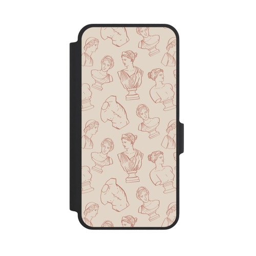 Samsung Galaxy A37 5G NIVOflip Griechische Büsten Art-Déco Braun