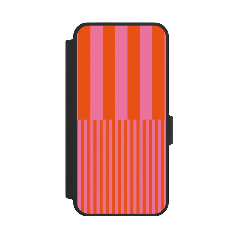 Galaxy A37 5G NIVOflip Striped Pattern Pink Red