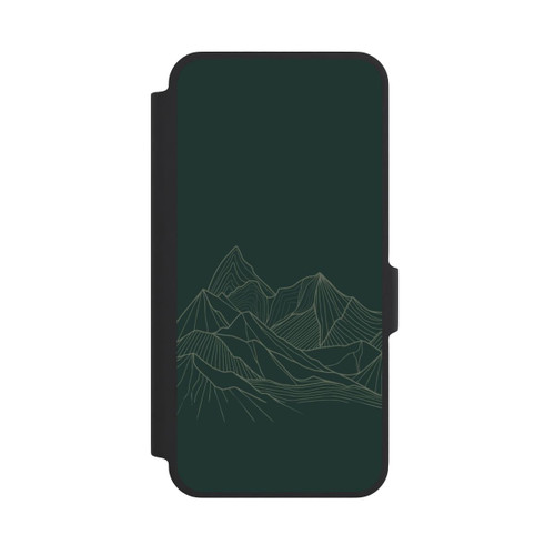 Samsung Galaxy A37 5G NIVOflip Dessin Au Trait De Montagne Vert