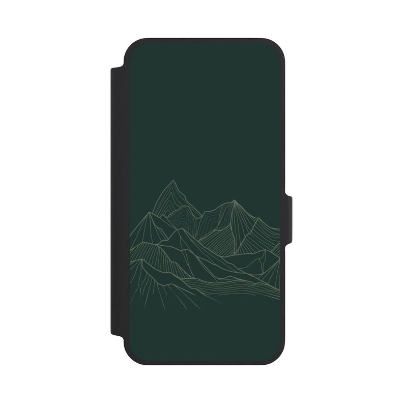 Galaxy A37 5G NIVOflip Dessin Au Trait De Montagne Vert