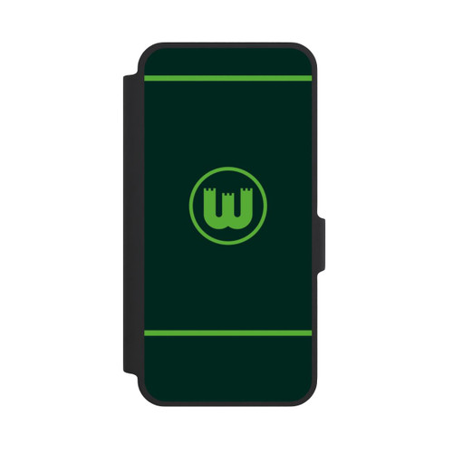 Samsung Galaxy A37 5G NIVOflip VfL Wolfsburg Zinnenwappen Linien Grün