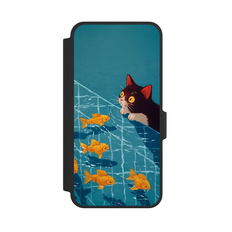 Galaxy A37 5G NIVOflip Cat in a Pool with AI