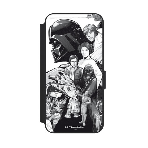 Samsung Galaxy A27 5G NIVOflip Personnages StarWars - Noir et Blanc