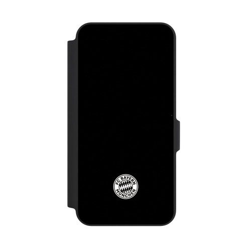 Samsung Galaxy A27 5G NIVOflip Klassisches FCB Logo Klein - Weiß auf Schwarz
