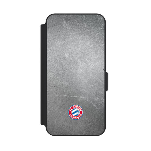 Samsung Galaxy A27 5G NIVOflip Klassisches FCB Logo Klein - Bunt auf Metalllook
