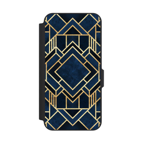 Samsung Galaxy A27 5G NIVOflip Impression Art Déco Bleu Or